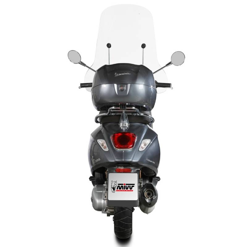 Escape Mivv Mover Negro Piaggio Vespa PRIMAVERA 150 2021+